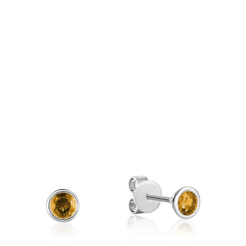 Citrine Stud Earring